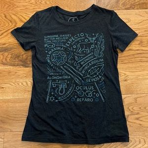 Harry Potter “Spells” T-Shirt, Size S